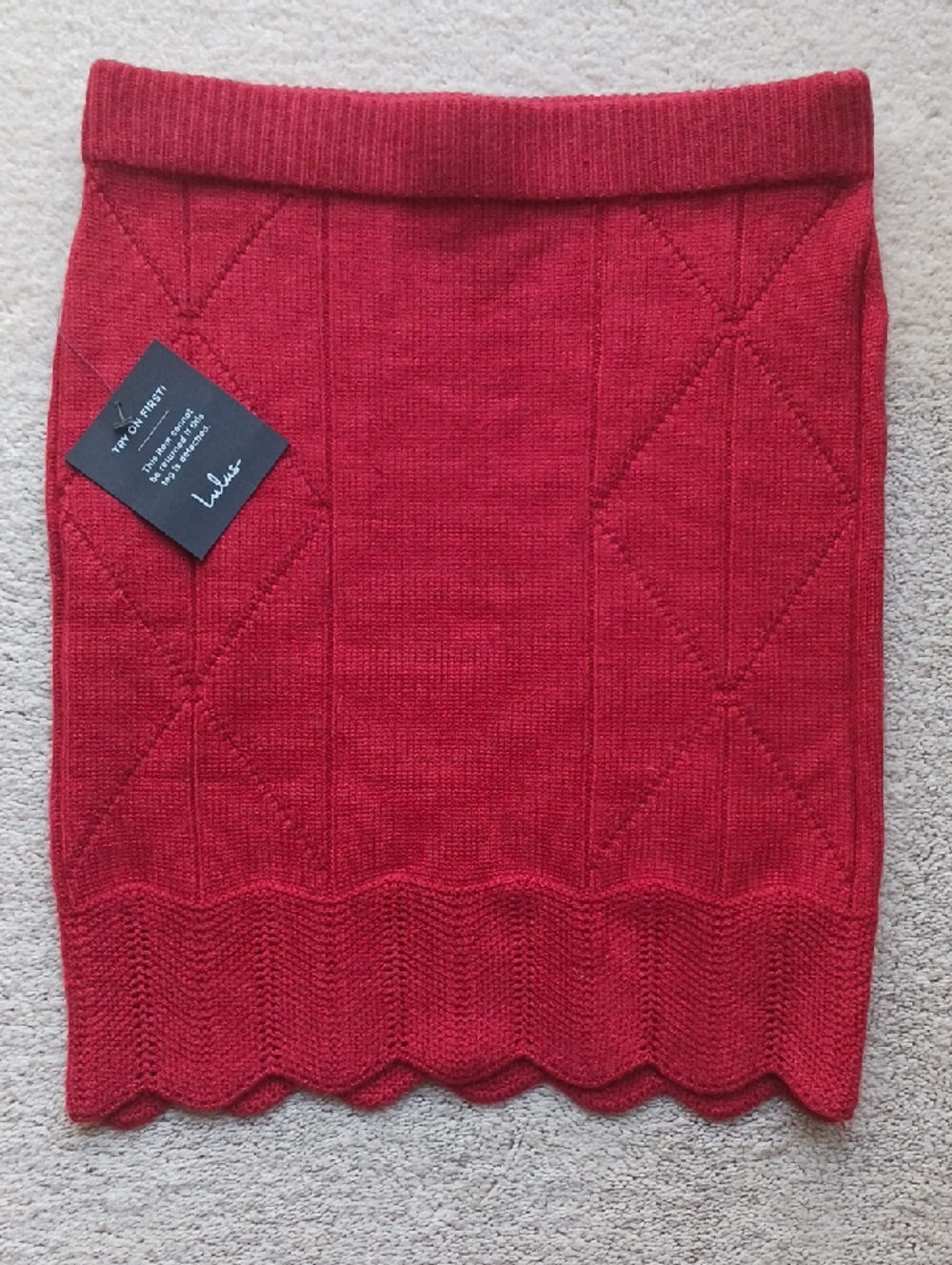 Lulus Knit Mini Skirt